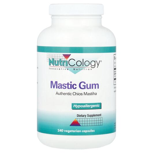 Основне фото товара Nutricology, Mastic Gum 240, Мастикова смола, 240 капсул