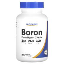 Бор Boron 3 mg Nutricost 240 капсул
