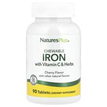 Chewable Iron Cherry Жевательное Железо Natures Plus