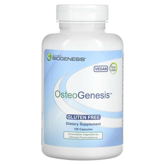 Основне фото товара Nutra BioGenesis, OsteoGenesis, Підтримка суглобів, 120 капсул
