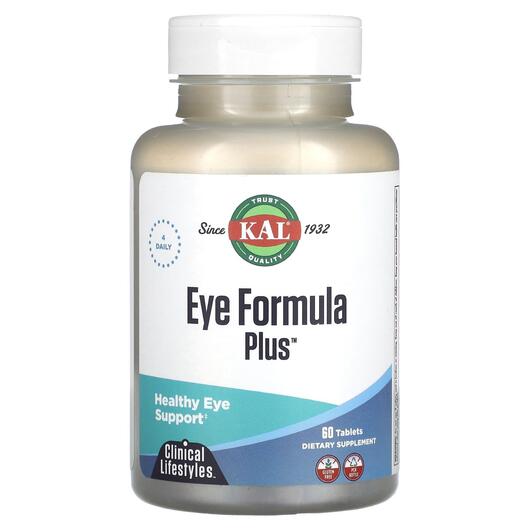 Основне фото товара Eye Formula Plus Healthy Eye, Підтримка здоров'я зору, 60 та