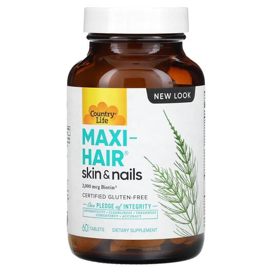 Основне фото товара Maxi-Hair Skin & Nails, Шкіра нігті волосся, 60 таблеток