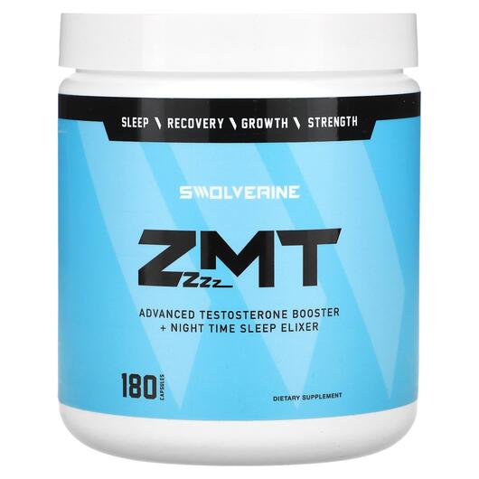 Основне фото товара Swolverine, ZMT, Бустер Тестостерону, 180 капсул