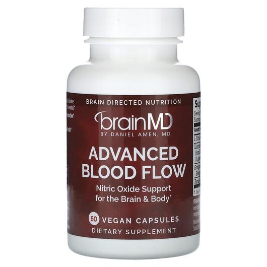 Основне фото товара BrainMD, Advanced Blood Flow, Кардіо комплекс, 60 капсул