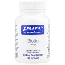 Biotin 8 mg Витамин B7 Биотин Pure Encapsulations