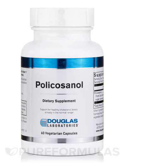 Основне фото товара Douglas Laboratories, Policosanol, Полікозанол, 60 капсул