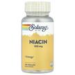Фото товару Solaray, Niacin 100 mg, Ніацин 100 мг, 100 капсул