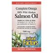 Natural Factors, Salmon Oil, Олія з дикого лосося, 90 капсул