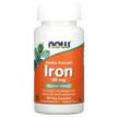 Фото товару NOW, Double Strength Iron 36 mg, Залізо 36 мг, 90 капсул