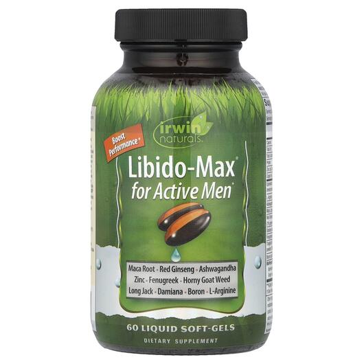 Основне фото товара Libido-Max for Active Men, Підтримка Лібідо, 60 капсул