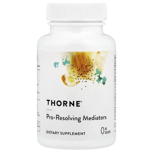 Основне фото товара Thorne, Pro-Resolving Mediators, Пророзчинні медіатори, 60 капсул