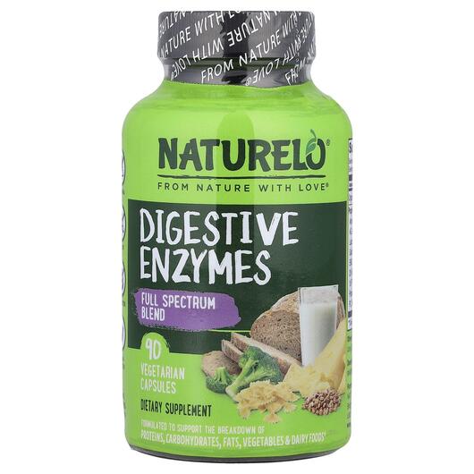 Основне фото товара Digestive Enzymes Full Spectrum Blend, Ферменти, 90 капсул