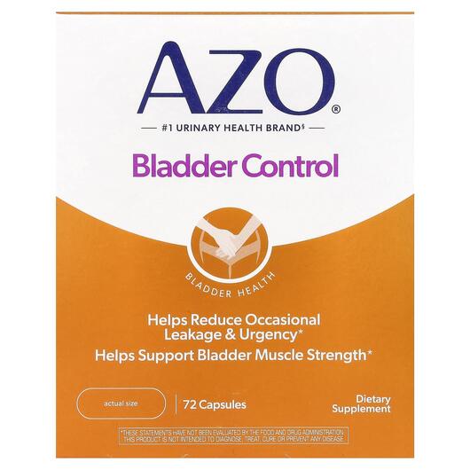 Основне фото товара Bladder Control with Go-Less, Підтримка сечового міхура, 72 капсу