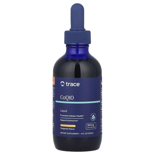 Основне фото товара Trace, Liquid CoQ10 Tangerine, Коензим CoQ10, 118 мл