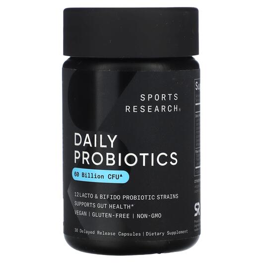 Основне фото товара Daily Probiotics Delayed Release 60 Billion, Пробіотики, 30 капсу