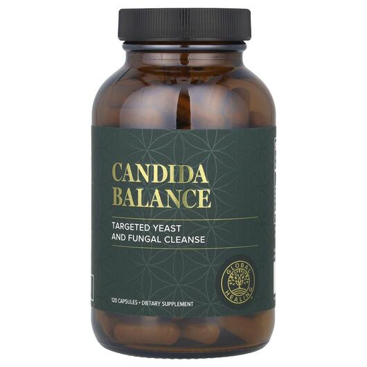 Основне фото товара Global Healing, Candida Balance, Підтримка Кандиди, 120 капсул