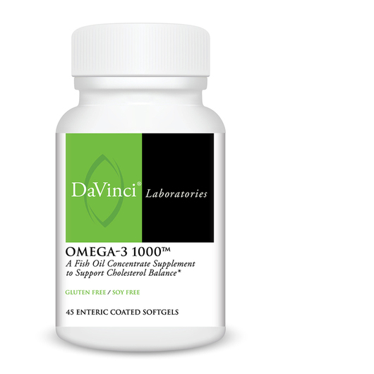 Основне фото товара DaVinci Laboratories, Omega-3 1000, Омега 3, 45 капсул