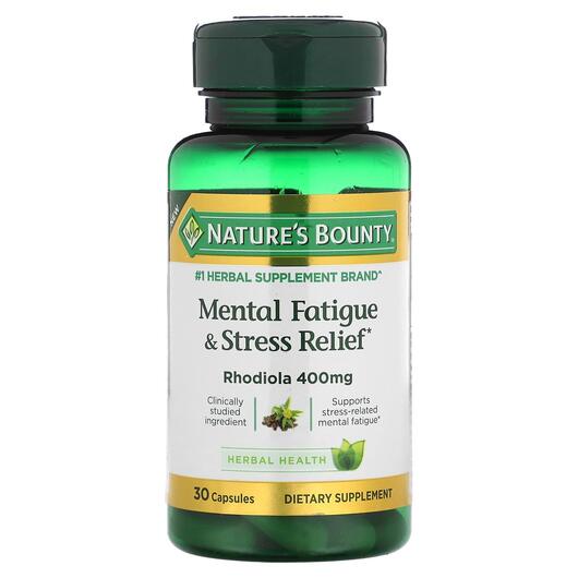 Основне фото товара Mental Fatigue & Stress Relief 400 mg, Підтримка стресу, 30 к