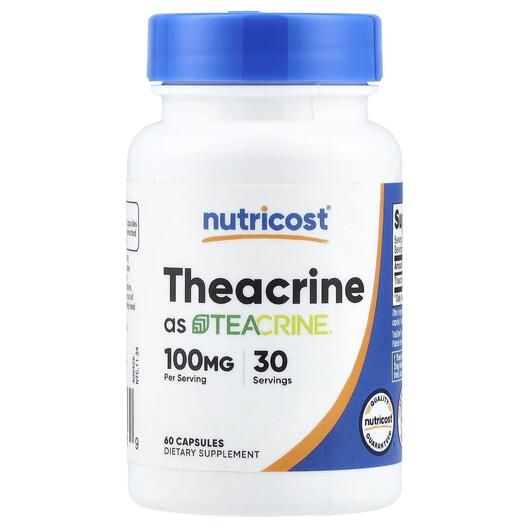 Основное фото товара Nutricost, Кофеин, Theacrine as Teacrine, 60 капсул