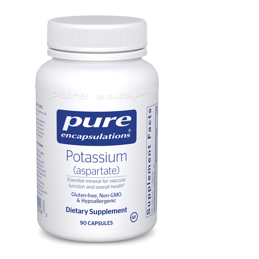 Основне фото товара Pure Encapsulations, Potassium Aspartate, Калій, 90 капсул