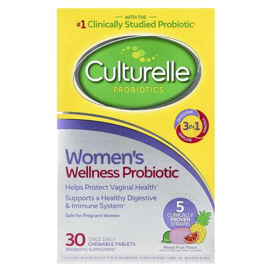 Основне фото товара Women's Wellness Probiotic, Пробіотики для жінок, 30 таблето