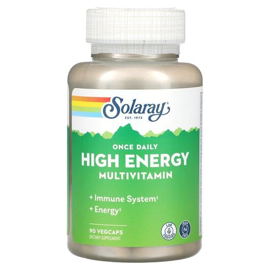 Основне фото товара Once Daily High Energy Multivitamin Iron Free, Залізо, 90 капсул