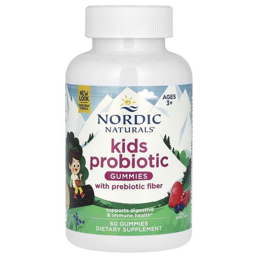 Основне фото товара Probiotic Gummies Kids Merry Berry, Пробіотики для дітей, 60 табл
