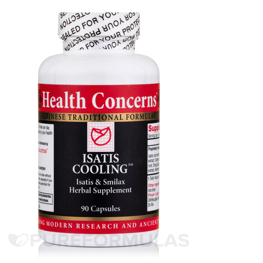 Основне фото товара Isatis Cooling Isatis & Smilax Herbal Supplement, Трави, 90 к