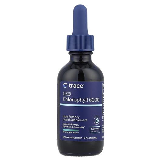 Основне фото товара Concentrated Ionic Chlorophyll Natural Mint 6000 mg, Хлорофіл, 59