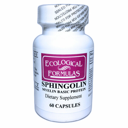 Основне фото товара Ecological Formulas, Sphingolin, Сфінголін, 60 капсул