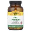 Country Life, Zinc Lozenges, Пастилки з Цинком, 60 льодяників