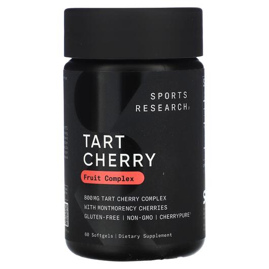 Основне фото товара Tart Cherry Concentrate 800 mg 60, Екстракт вишні, 60 капсул