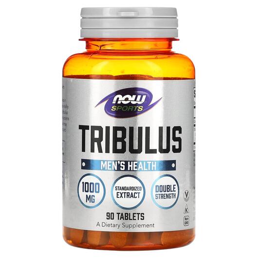 Основне фото товара NOW, Sport Tribulus 1000 mg, Трибулус 1000 мг, 90 таблеток