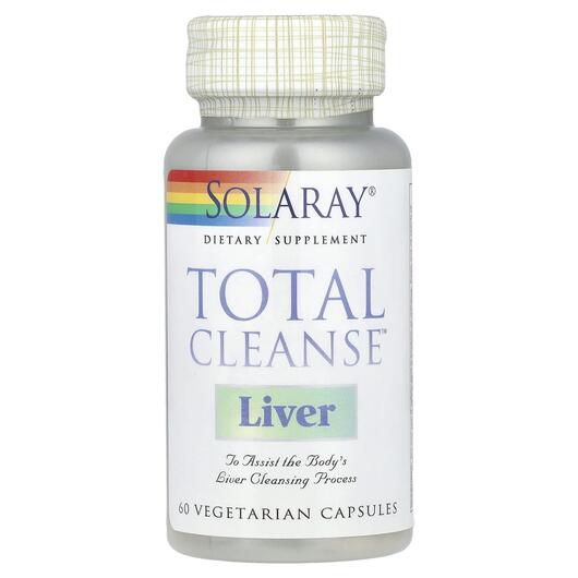 Основне фото товара Solaray, Total Cleanse Liver, Очищення печінки, 60 капсул