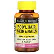 Фото товару Mason, Body Hair Skin & Nails 60, Шкіра нігті волосся, 60 кап