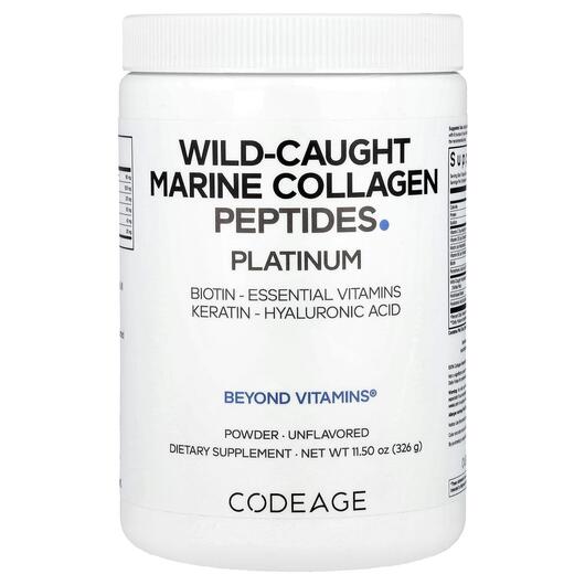 Основне фото товара Platinum Marine Collagen Peptides Powder Biotin Keratin, Колаген,