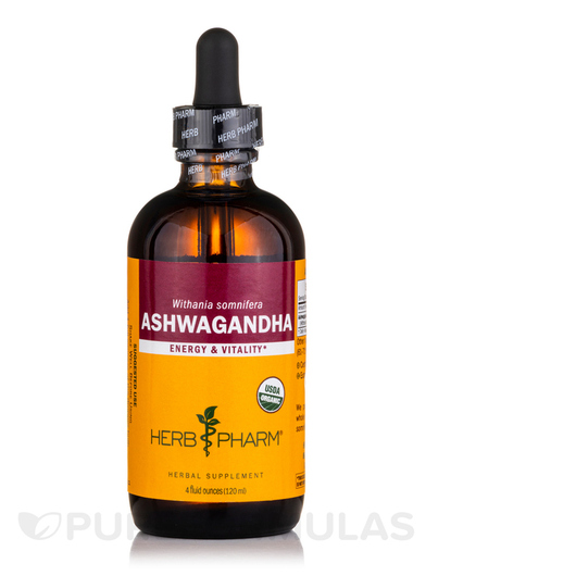 Основне фото товара Herb Pharm, Ashwagandha, Ашваганда, 120 мл