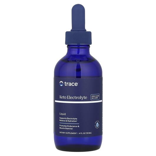 Основне фото товара Trace, Keto Electrolyte Drops, Електроліти, 118 мл