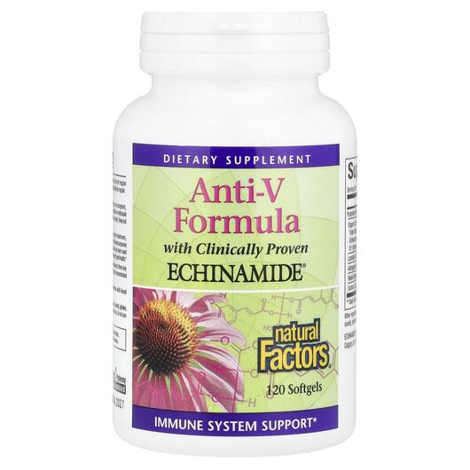 Основне фото товара Anti-V Formula with Clinically Proven Echinamide, Трави, 120 капс
