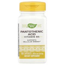 Pantothenic Acid Пантотеновая кислота Nature's Way