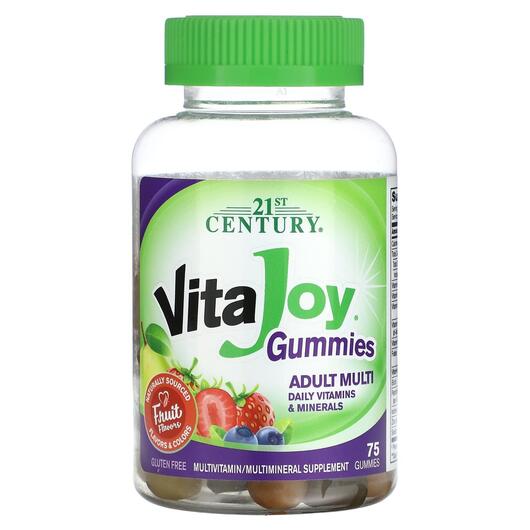 Основне фото товара Vita Joy Gummies Adult Multi Fruit, Мультивітаміни, 75 таблеток