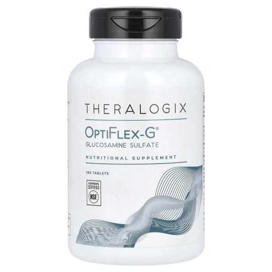 Основне фото товара OptiFlex-G Glucosamine Sulfate, Глюкозамін Хондроітин, 180 таблет