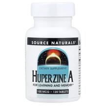 Huperzine A 100 mcg Гуперзин А Source Naturals