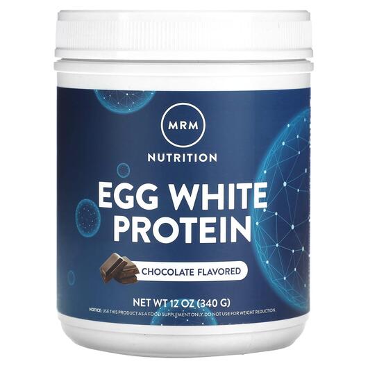 Основне фото товара MRM, Egg White Protein Chocolate, Протеїн, 340 г
