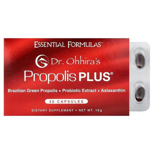 Основне фото товара Dr. Ohhira's, Propolis Plus, Прополіс плюс, 30 капсул