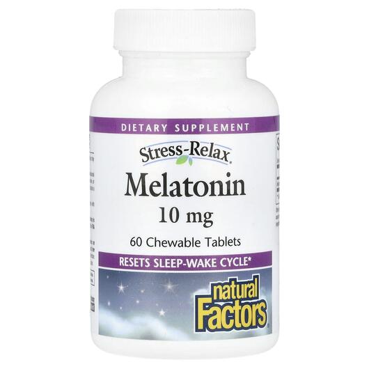 Основне фото товара Melatonin 10 mg Chewables, Мелатонін, 60 таблеток