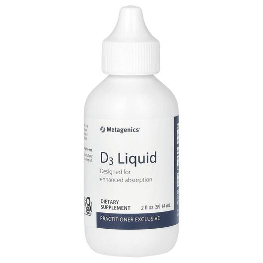 Основное фото товара Metagenics, Жидкий Витамин D3, Vitamin D3 Liquid, 59.14 мл