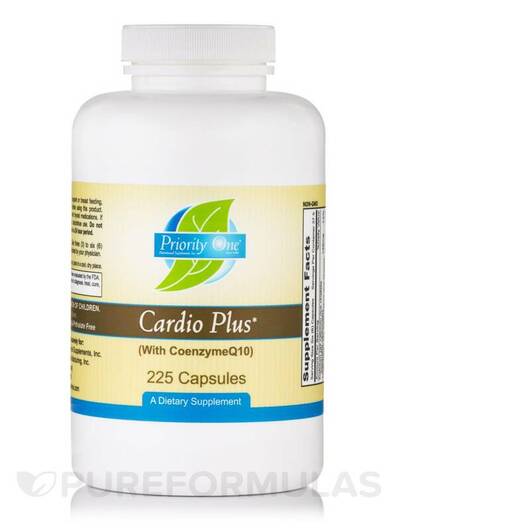 Основне фото товара Cardio Plus with CoenzymeQ10, Коензим CoQ10, 225 капсул