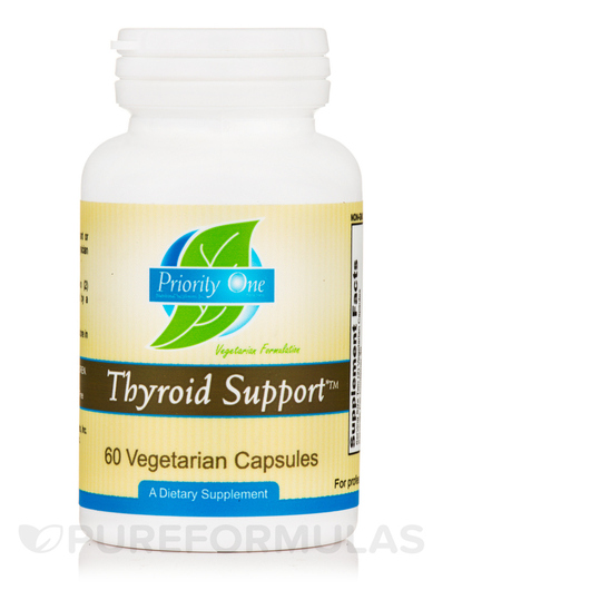 Основне фото товара Thyroid Support, Підтримка щитоподібної залози, 60 капсул