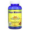 Фото товару Natures Life, Mega Minerals, Мінеральні добавки, 250 капсул